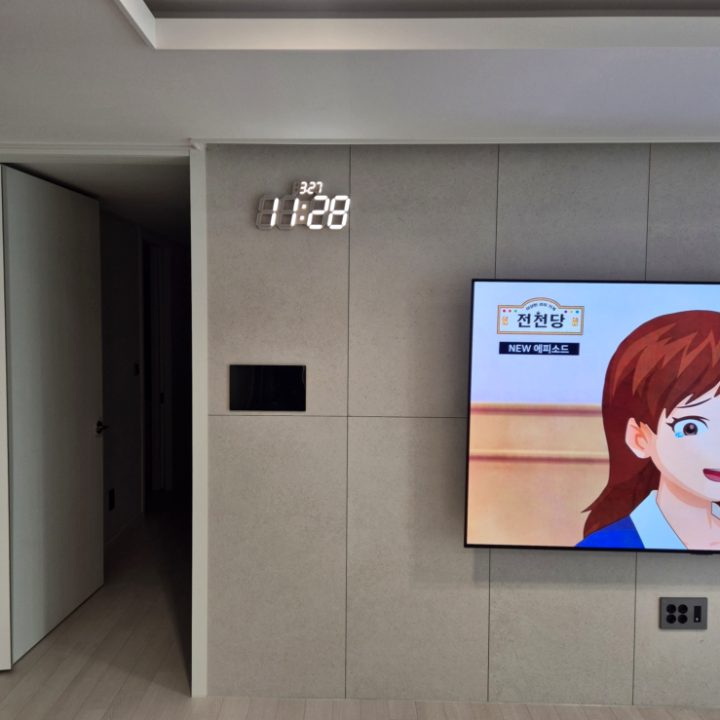 일산 삼성 LG 대형티비 벽걸이 TV설치 높이